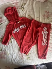 Suéter original Aeropostale tamanho XS vermelho laranja e shorts abaixo do joelho comprar usado  Enviando para Brazil