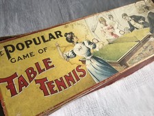 Usado, Conjunto antigo de pingue-pongue de tênis de mesa jogo de salão início dos anos 1900 comprar usado Usado, Conjunto antigo de pingue-pongue de tênis de mesa jogo de salão início dos anos 1900 comprar usado  Enviando para Brazil