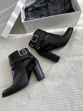 Topshop black leather for sale  BOREHAMWOOD