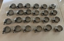 Usado, 24 peças braçadeira de mangueira de aço IDEAL 1 1/16" tamanho 10, 13-27mm, 1/2" a 1 1/16" #10 EUA comprar usado  Enviando para Brazil