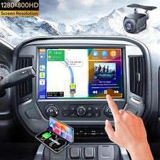 Rádio estéreo Carplay GPS para carro para Chevrolet Silverado GMC Sierra Wi-Fi 2014-2018 comprar usado  Enviando para Brazil