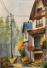 Aquarell bild sommer gebraucht kaufen  Deutschland