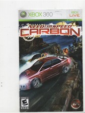 Need For Speed Carbon Xbox 360 SOMENTE MANUAL Autêntico SEM RASTREAMENTO comprar usado  Enviando para Brazil