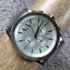 Relógio Armani Exchange masculino AX2058 moda cronógrafo tom prata quartzo 44mm 7" comprar usado Relógio Armani Exchange masculino AX2058 moda cronógrafo tom prata quartzo 44mm 7" comprar usado  Enviando para Brazil