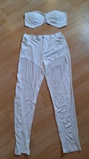Zweiteiler weiß damen gebraucht kaufen  Oberlungwitz