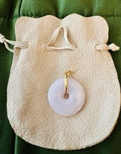 Lavender jade pendant. for sale  NORTHOLT
