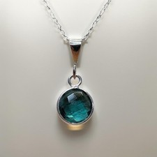 Collier topaze blue d'occasion  Oloron-Sainte-Marie