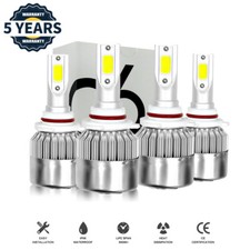 Lâmpadas de faróis de LED para Chevy Silverado 1500 2500HD 3500 1999-2006 10000K, usado comprar usado  Enviando para Brazil