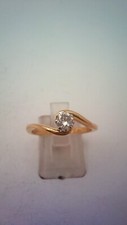 Hallmarked gold solitaire for sale  BIRMINGHAM