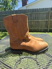 Novas Botas de Trabalho Justin Steel Toe/Tamanho 11.5EE/Marrom Avelã/Couro/Deslizante/Estilo 4764 comprar usado  Enviando para Brazil