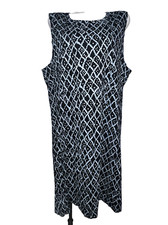 Usado, Vestido regata FRESH PRODUCT feminino plus size 2X estampa azul sem mangas 100% algodão comprar usado  Enviando para Brazil