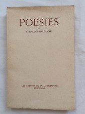 Poésies stéphane mallarmé. d'occasion Poésies stéphane mallarmé. d'occasion  Marseille V