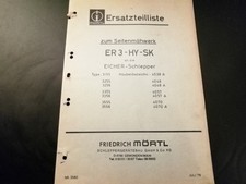 Eicher schlepper ersatzteillis gebraucht kaufen Eicher schlepper ersatzteillis gebraucht kaufen  Leiblfing
