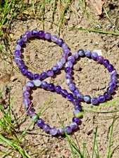 Amethyst perlen armband gebraucht kaufen  Grönwohld