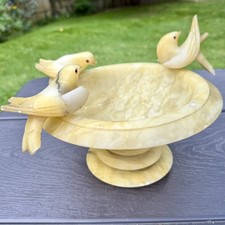Vintage alabaster birdbath for sale  Wappingers Falls