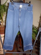 Pantalon jean brodé d'occasion  Bergues
