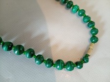 Collier malachite vintage d'occasion  Montfort-sur-Meu