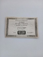 Assignat livres 1792 d'occasion  Le Mans