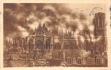Cpa reims cathédrale d'occasion  Rioz