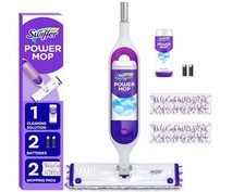 Usado, Kit Swiffer Powermop - (1 esfregão elétrico, 2 almofadas de recarga de esfregão, 2 soluções de limpeza) comprar usado  Enviando para Brazil