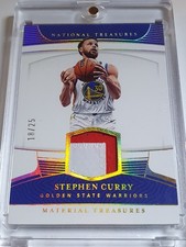 Camiseta 2022 National Treasures Stephen Curry #PATCH PRIME /25 usada em jogos - Rara comprar usado  Enviando para Brazil
