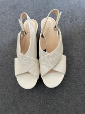 Clarks wedge cream for sale  LEICESTER
