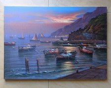 Dipinto olio tela usato  Massa di Somma