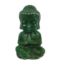 Carved green crystal for sale  KENDAL