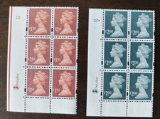 Używany, Wielka Brytania Y1746 Y1747 Bloki cylindrów Machine 1,50 £ D1, 2,00 £ D2. Znaczki MNH 2003 na sprzedaż Używany, Wielka Brytania Y1746 Y1747 Bloki cylindrów Machine 1,50 £ D1, 2,00 £ D2. Znaczki MNH 2003 na sprzedaż  Wysyłka do Poland