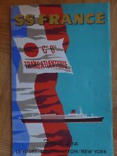 Plan depliant paquebot d'occasion  Toulouse-