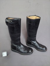 Schwarze leder stiefel gebraucht kaufen  Erkner