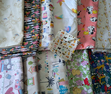 Assorted patterned cotton for sale  HAVERHILL