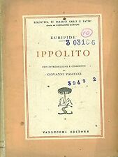 Ippolito paperback euripide usato  Italia