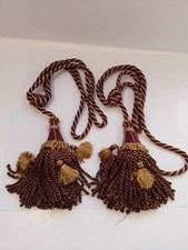 Curtain tiebacks set for sale  DERBY