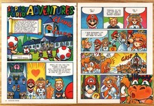 Tira cómica Super Mario Adventure Nintendo - Anuncios impresos de videojuegos arte póster 1992 segunda mano  Embacar hacia Mexico