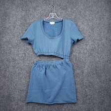 Vestido Lovers and Friends Feminino S Pequeno Azul Mini Recorte Suéter Manga Curta comprar usado  Enviando para Brazil