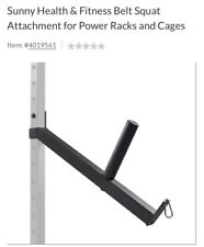 Usado, Acessório de agachamento para cinto Sunny Health & Fitness para racks elétricos e gaiolas comprar usado  Enviando para Brazil