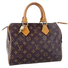 Usado, Bolsa de mão Louis Vuitton monograma Speedy 25 couro tecido marrom 3742 comprar usado Usado, Bolsa de mão Louis Vuitton monograma Speedy 25 couro tecido marrom 3742 comprar usado  Enviando para Brazil