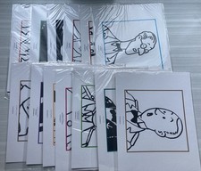 Tintin lot lithographies d'occasion  Nancy-