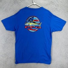 Camiseta Columbia PFG Adulto Grande Azul Performance Pesca Manga Curta Masculina comprar usado  Enviando para Brazil