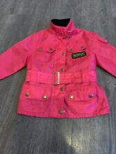 Girls pink barbour for sale  BLACKWOOD