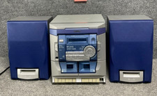 Sistema de áudio Aiwa NSX-AJ100 3 CD/rádio/AUX/reprodutor de cassete duplo feito no Japão comprar usado  Enviando para Brazil