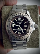 SUPER RARO Citizen Promaster Eco-Drive mergulhador de titânio completo 7872-H04449. comprar usado  Enviando para Brazil