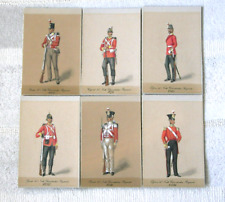 SEIS AQUARELAS MILITARES ORIGINAIS, por volta de 1900 - 1920. comprar usado  Enviando para Brazil