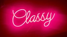 Classy pink neon for sale  La Jolla