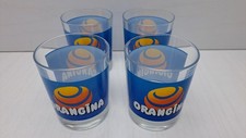Orangina vintage glasses for sale  WESTERHAM