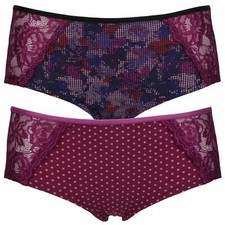 Calcinhas estilo shortie multipack com painéis de renda Ex Store comprar usado  Enviando para Brazil