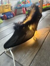 Black heel shoe for sale  BROUGH