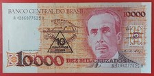 Brasil 10 Cruzados Novos em 10000 Cruzados (1989) Escolha 218b XF comprar usado  Enviando para Brazil