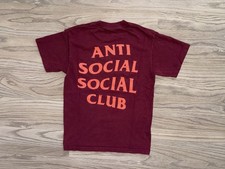Usado, Camiseta masculina logotipo marrom clube social anti-social tamanho (S) streetwear skate EUA comprar usado Usado, Camiseta masculina logotipo marrom clube social anti-social tamanho (S) streetwear skate EUA comprar usado  Enviando para Brazil